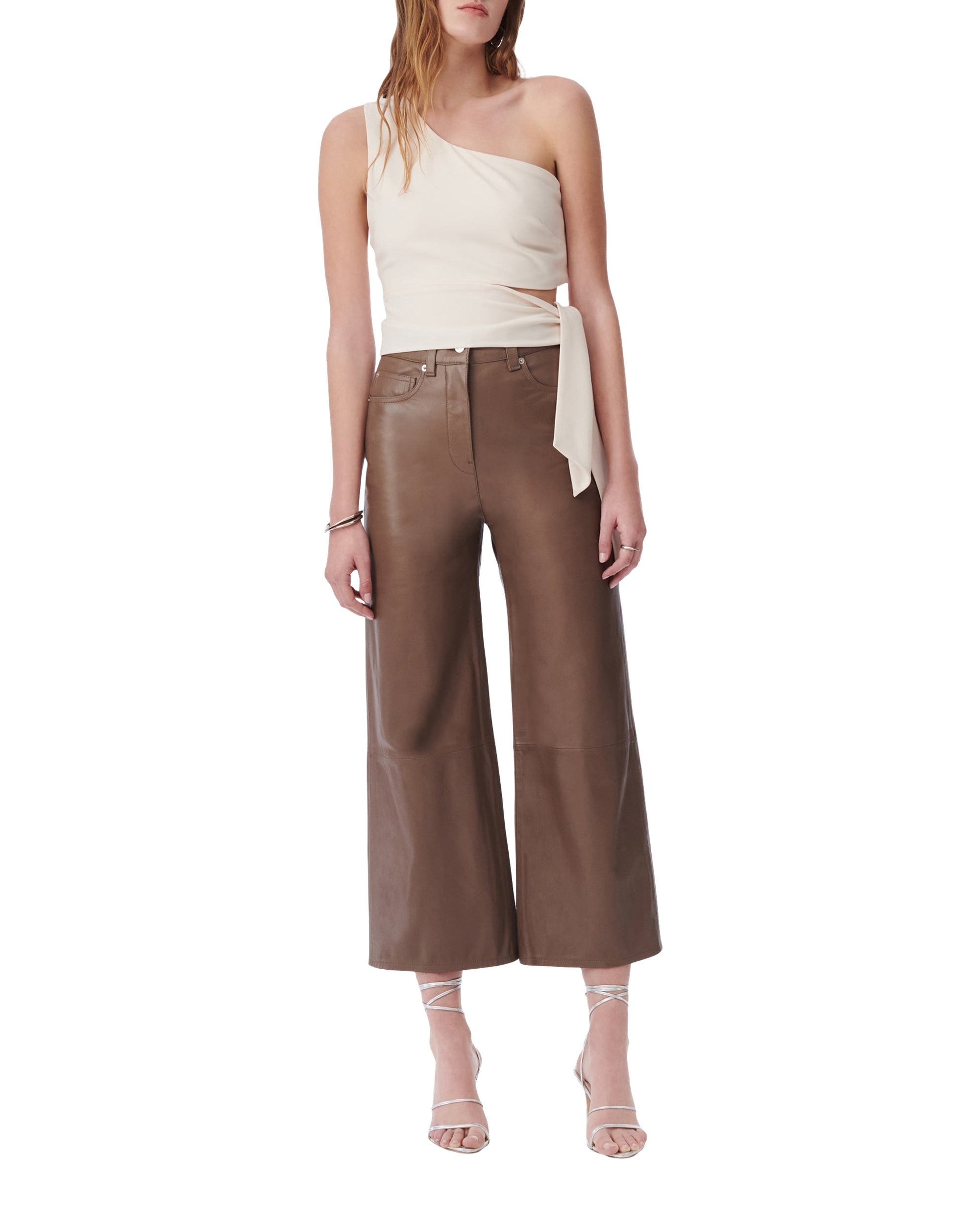 Baki leather trousers - Moka