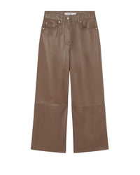Baki leather trousers - Moka