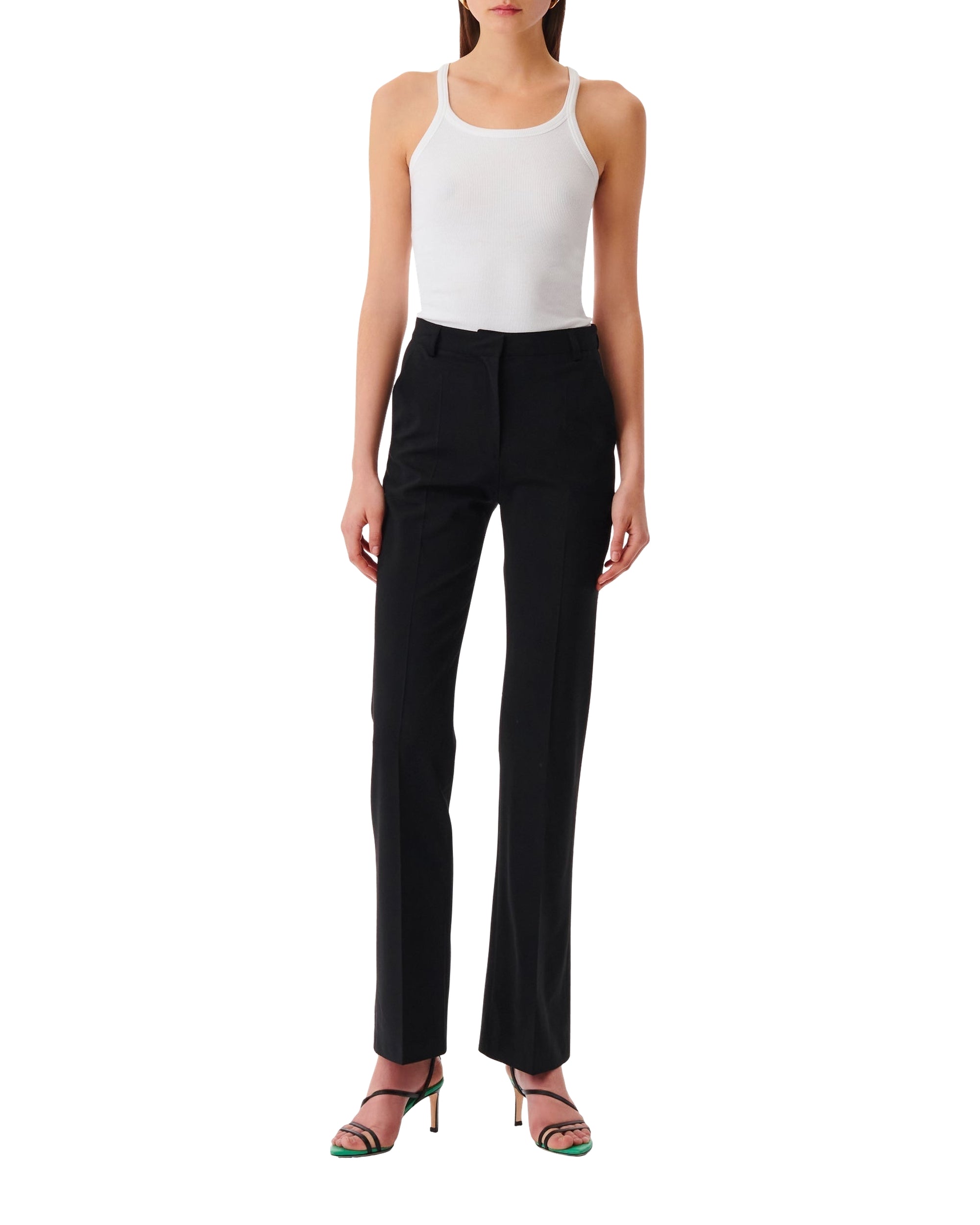 Baler wool trousers - Black