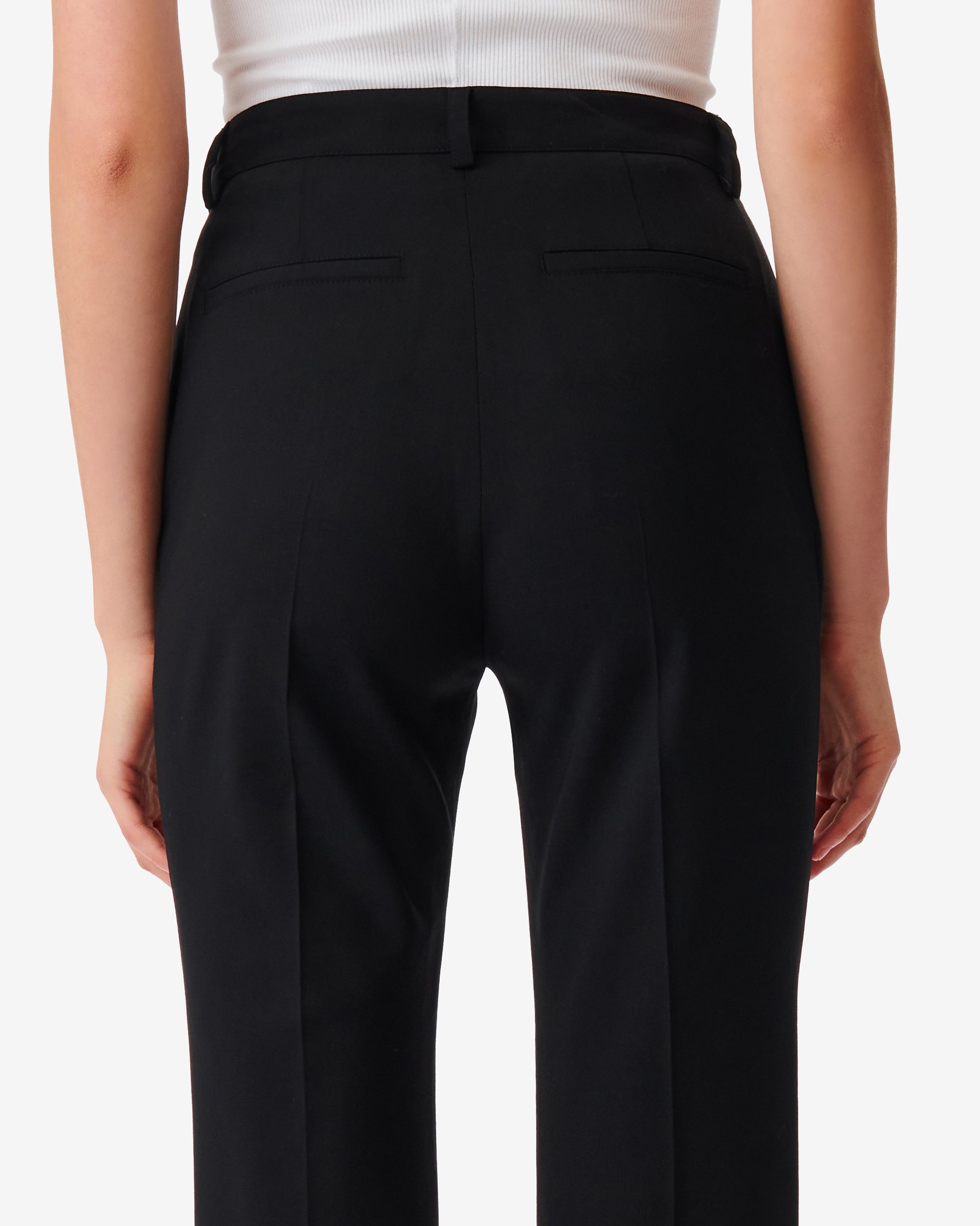 Baler wool trousers - Black
