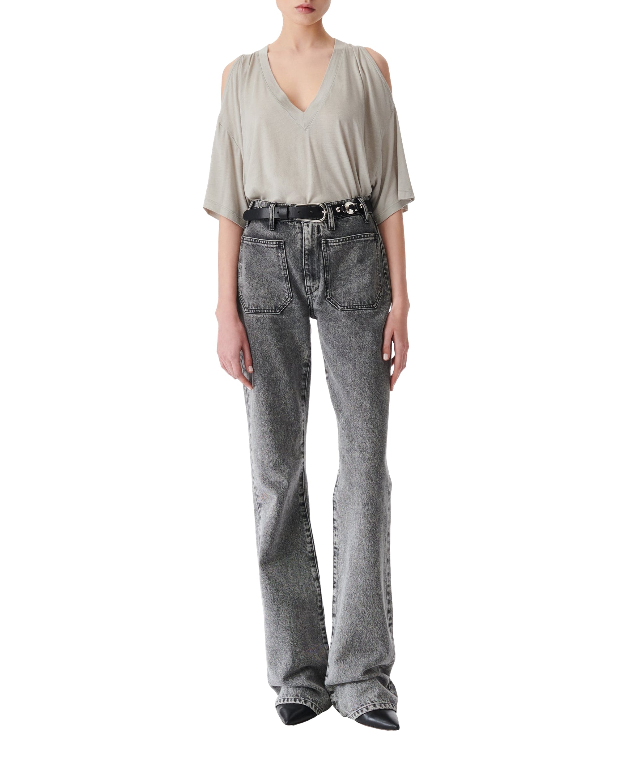 Bolvi trousers - Snow Black
