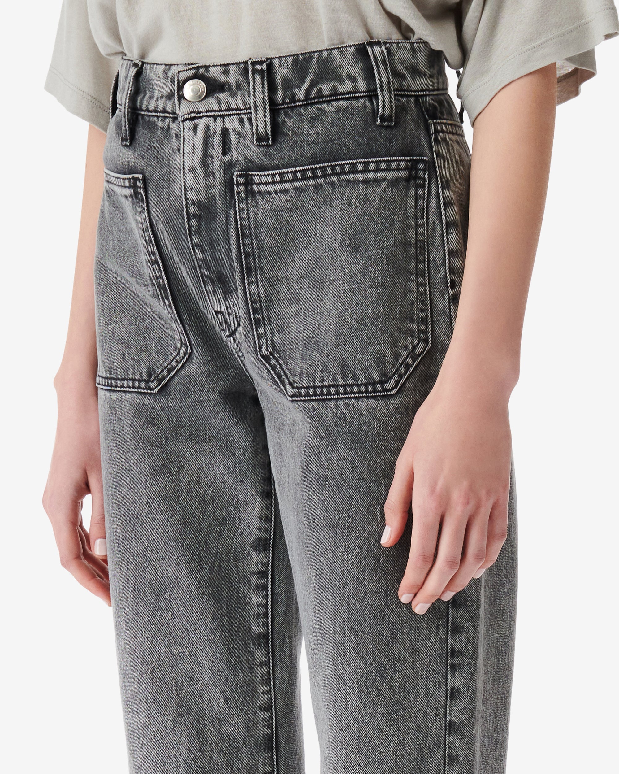 Bolvi trousers - Snow Black