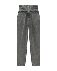 Emini carrot trousers - Snow Black