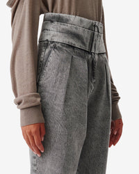 Emini carrot trousers - Snow Black