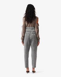 Emini carrot trousers - Snow Black