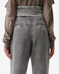 Emini carrot trousers - Snow Black