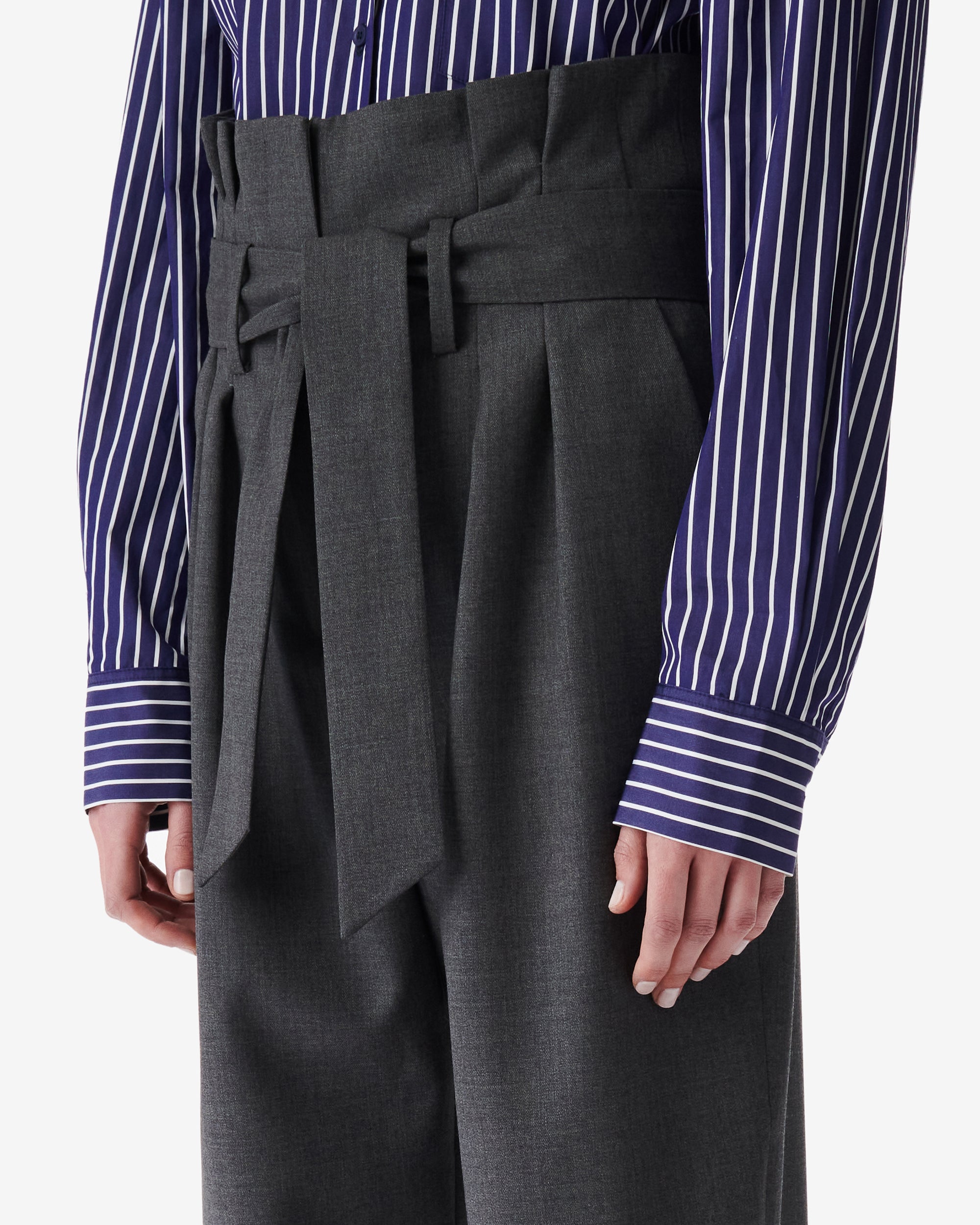 Harrison wool trousers - Grey