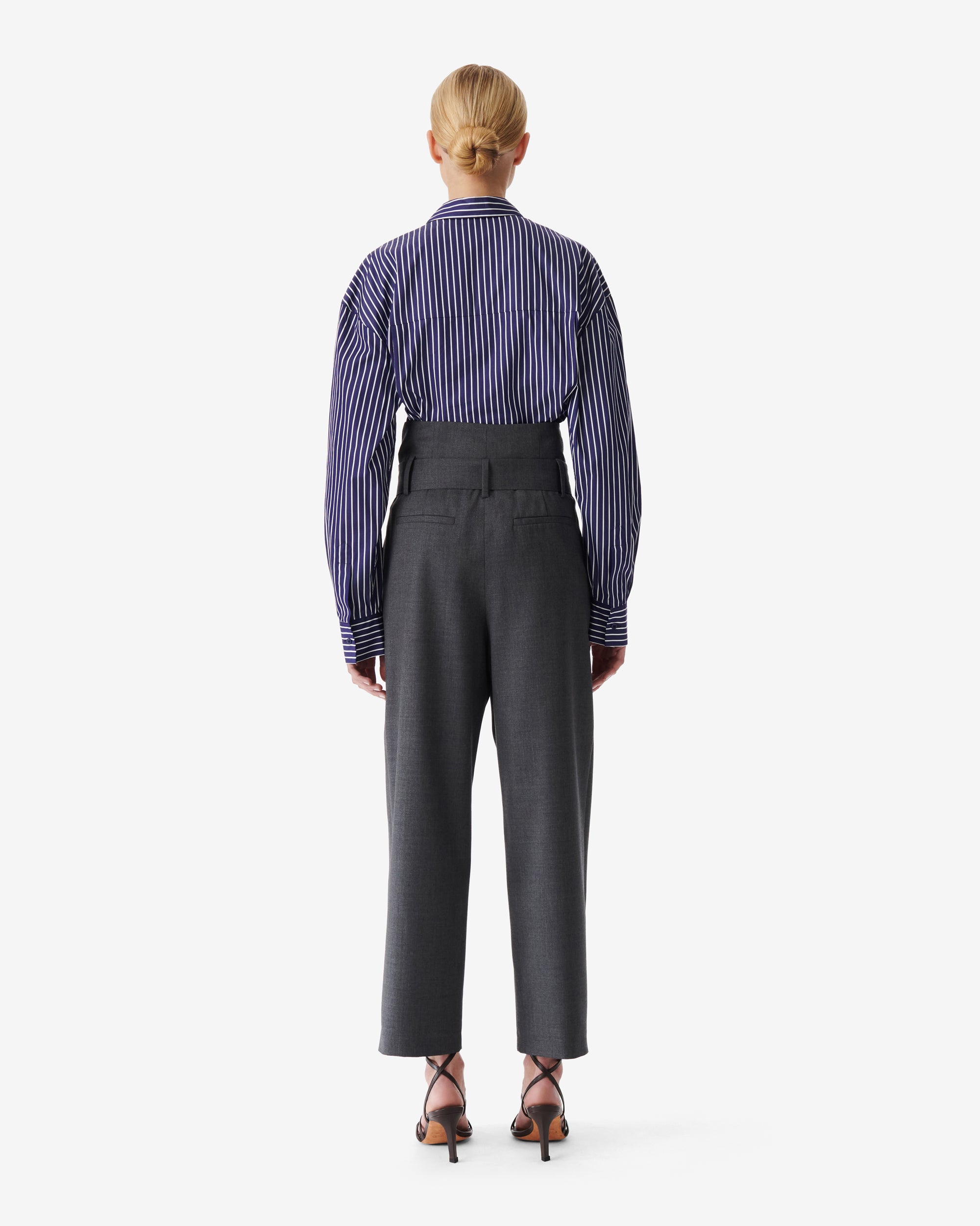 Harrison wool trousers - Grey