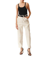 Hazel leather trousers - Off White