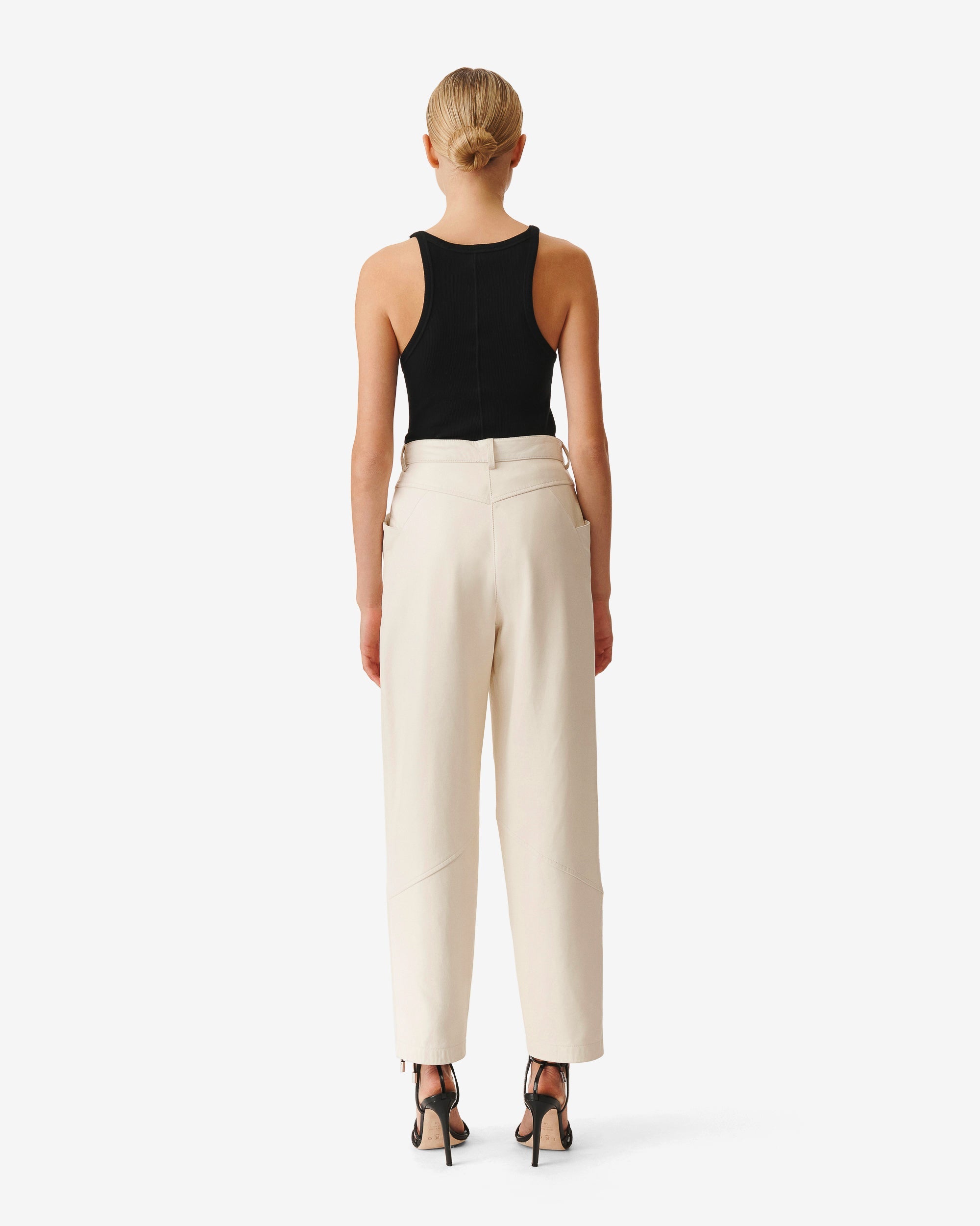 Hazel leather trousers - Off White