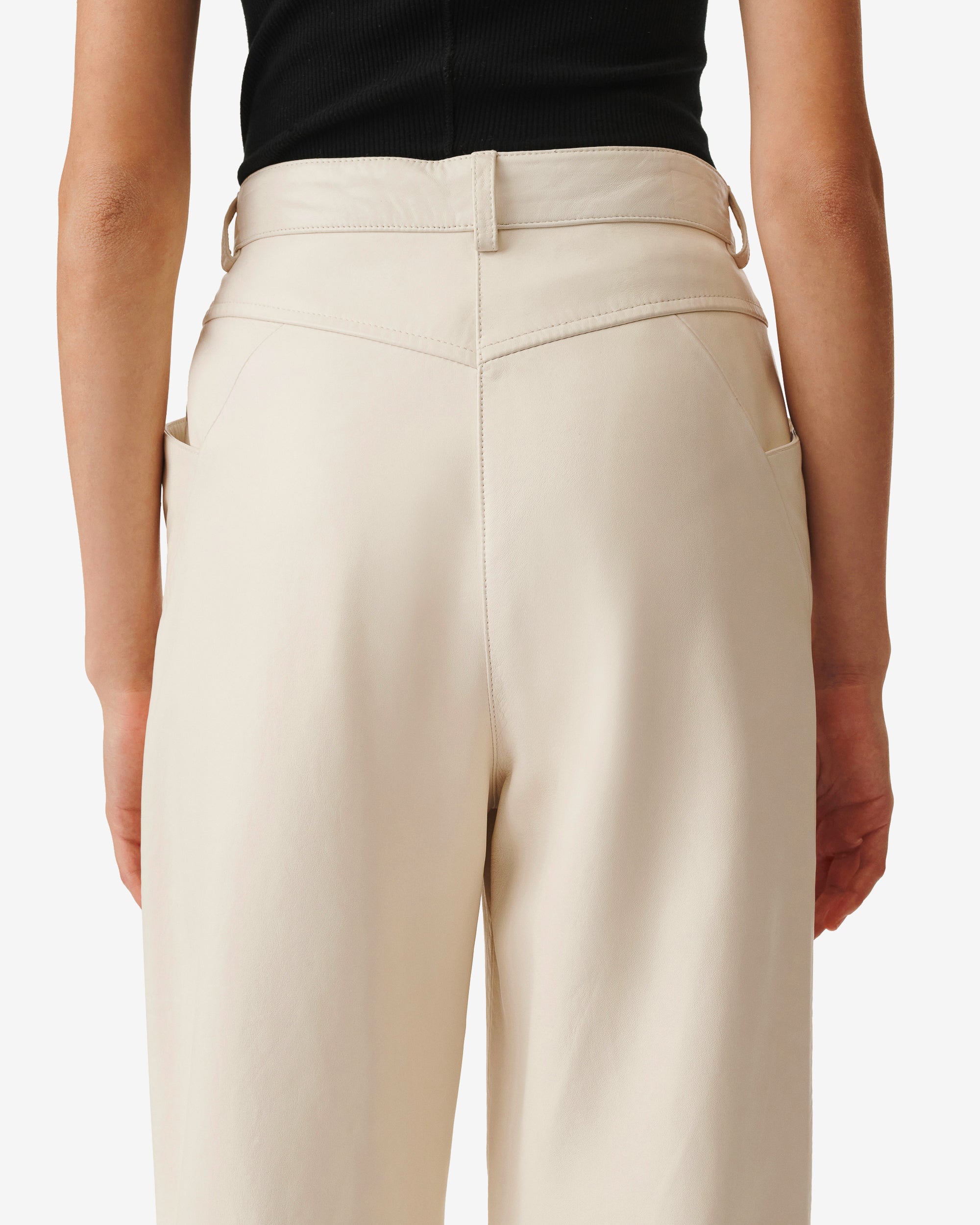 Hazel leather trousers - Off White