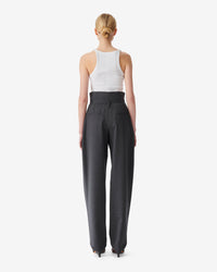 Hopie wool trousers - Grey