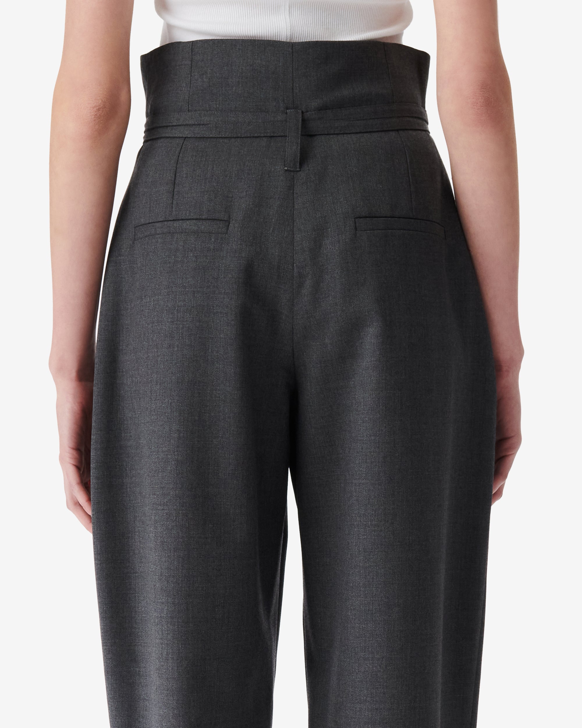 Hopie wool trousers - Grey