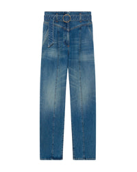 Indio Trousers - Mid Blue Used
