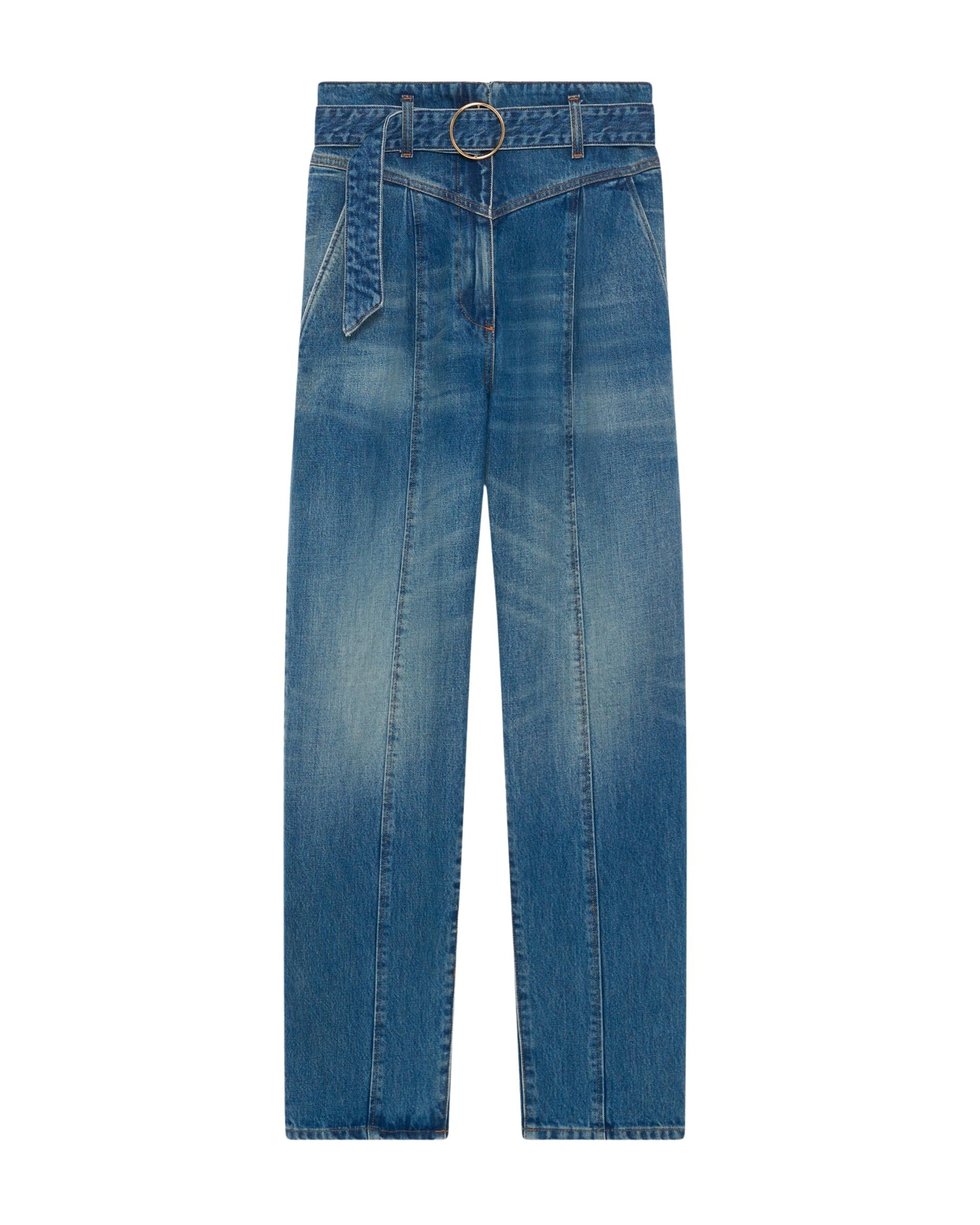 Indio Trousers - Mid Blue Used