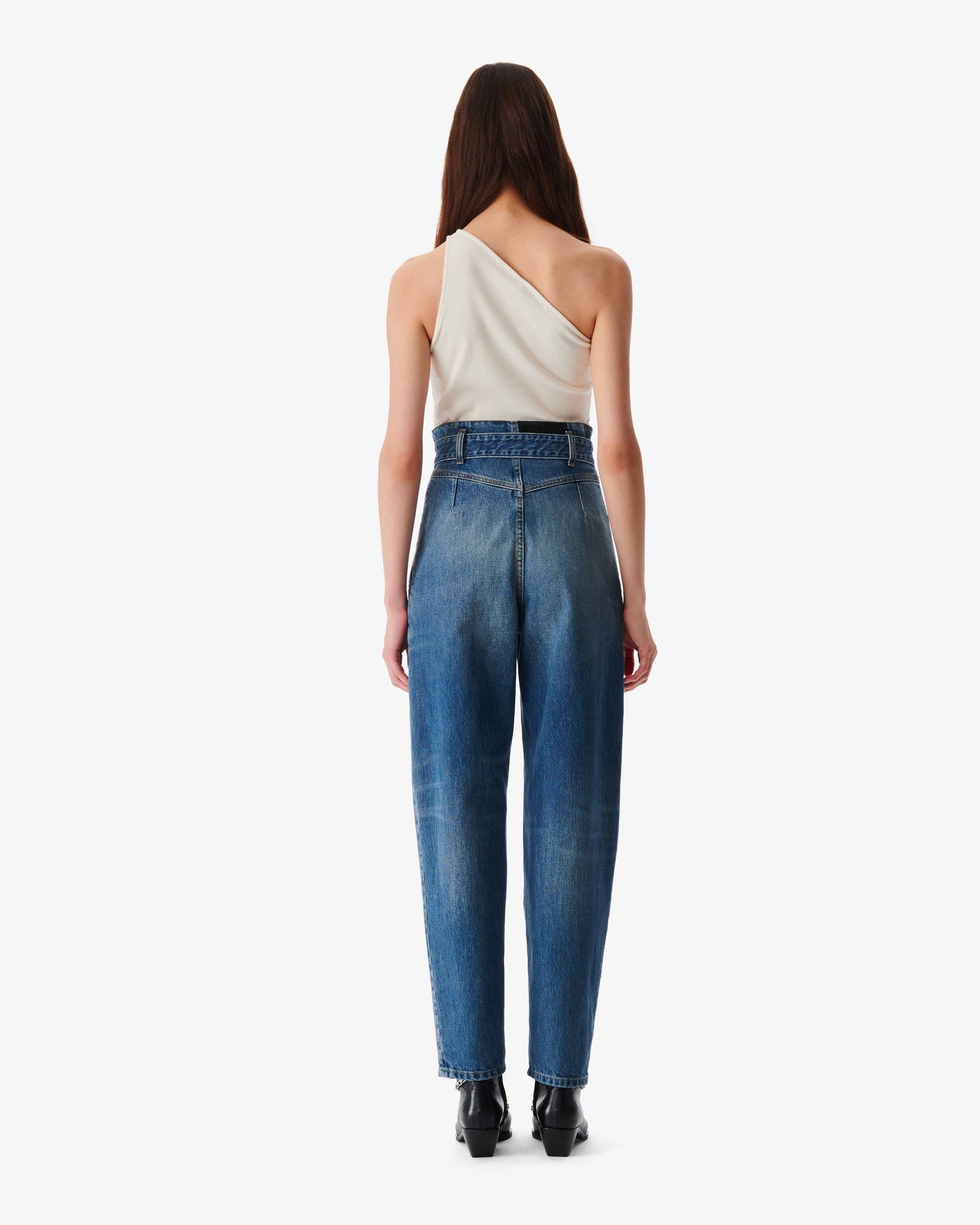 Indio Trousers - Mid Blue Used