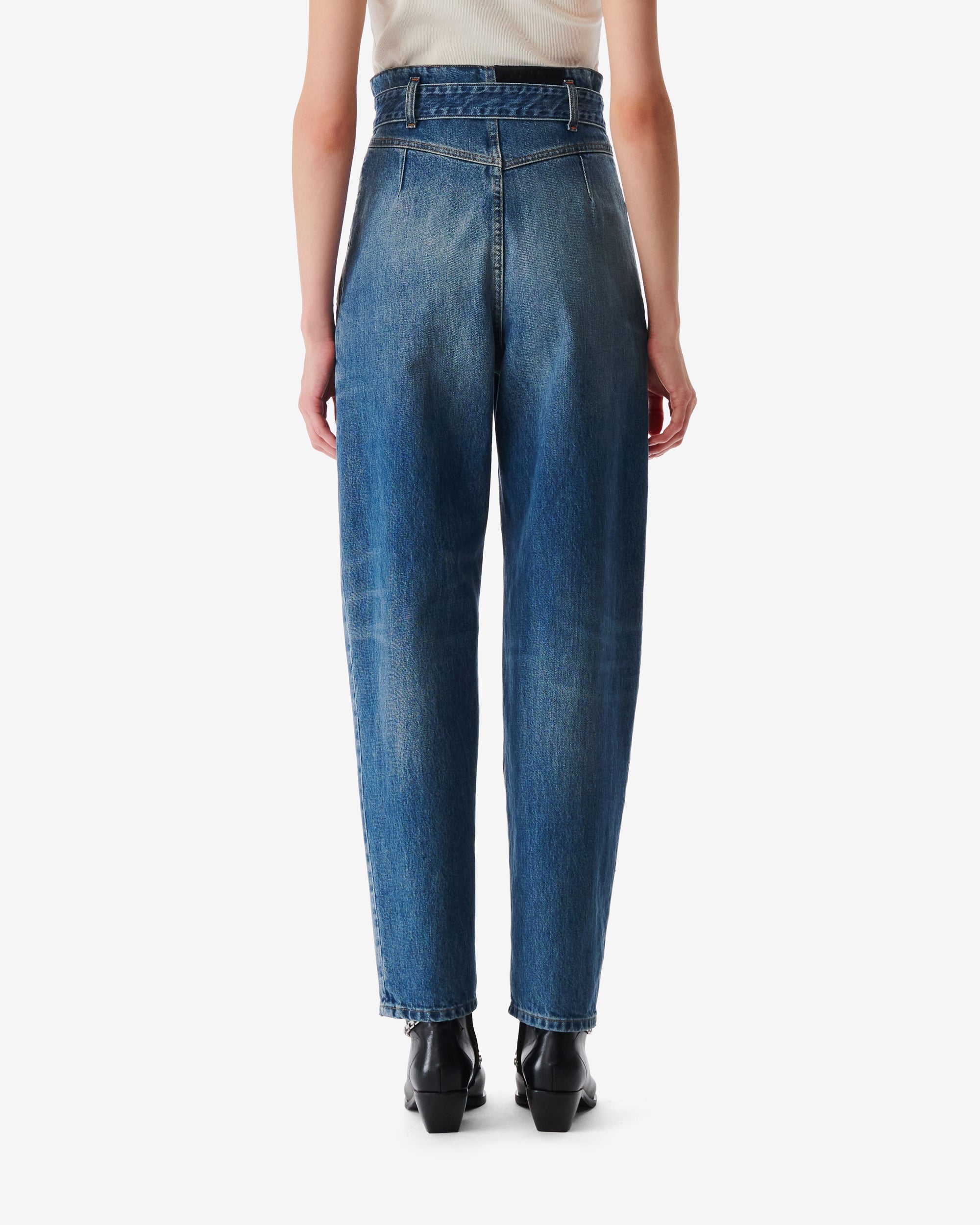 Indio Trousers - Mid Blue Used