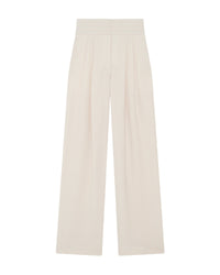 Jeon wool blend trousers - Ecru