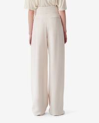 Jeon wool blend trousers - Ecru