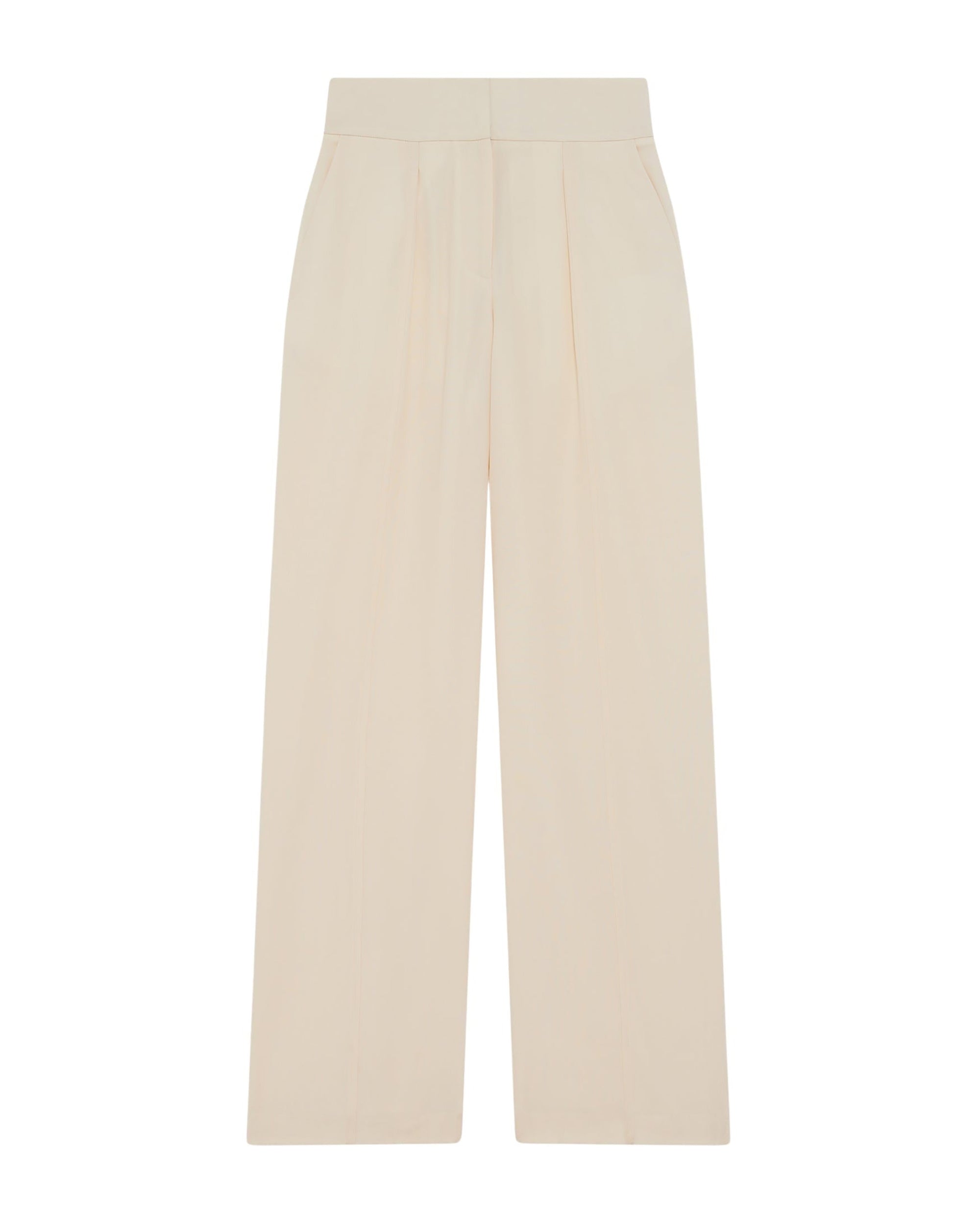 Kairi wool blend trousers - Ecru