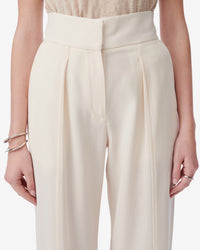 Kairi wool blend trousers - Ecru