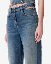 Lamberta Trousers - Mid Used Denim