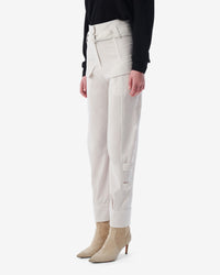 Marita wool trousers - Ecru