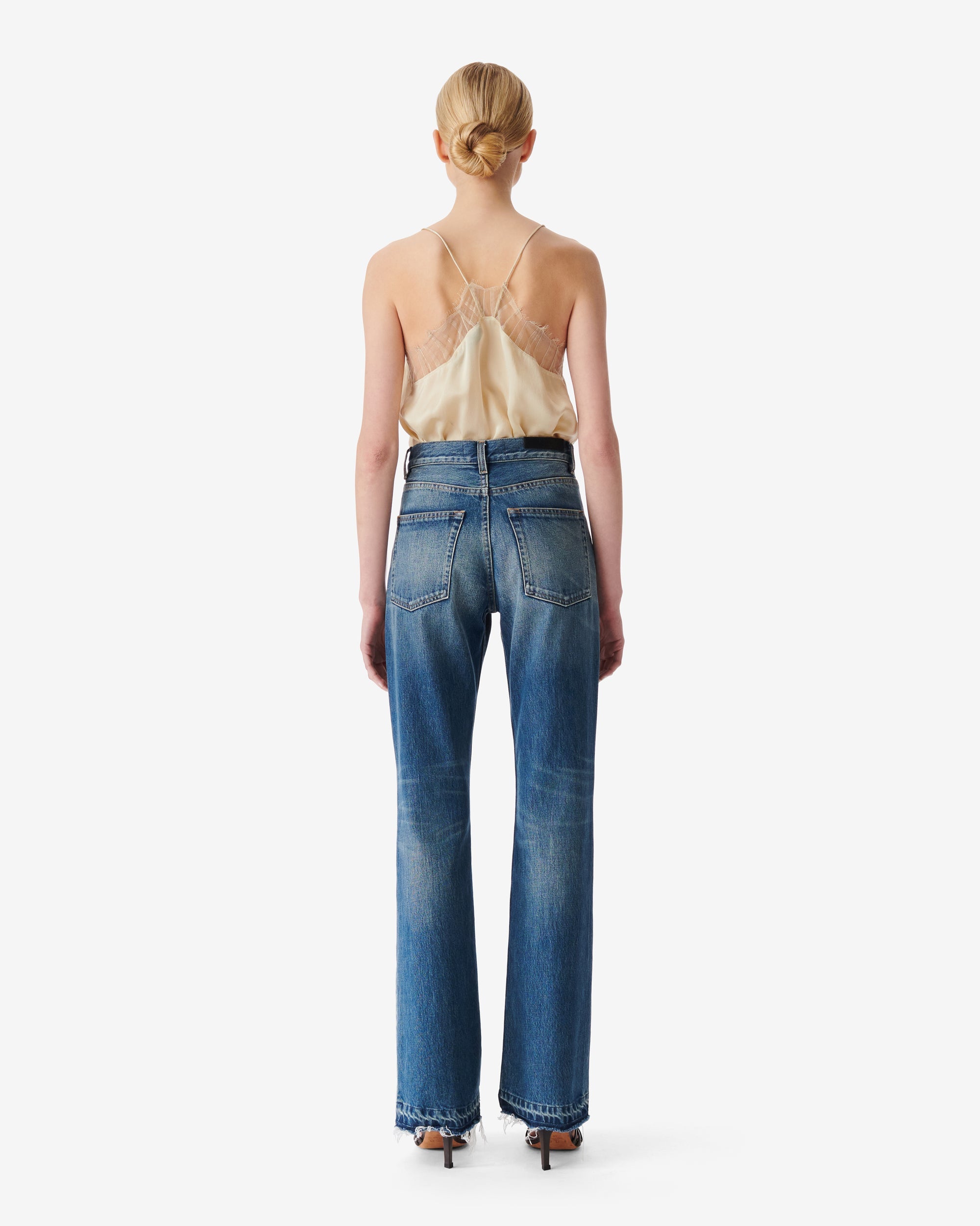 Polini trousers - Mid Blue Used