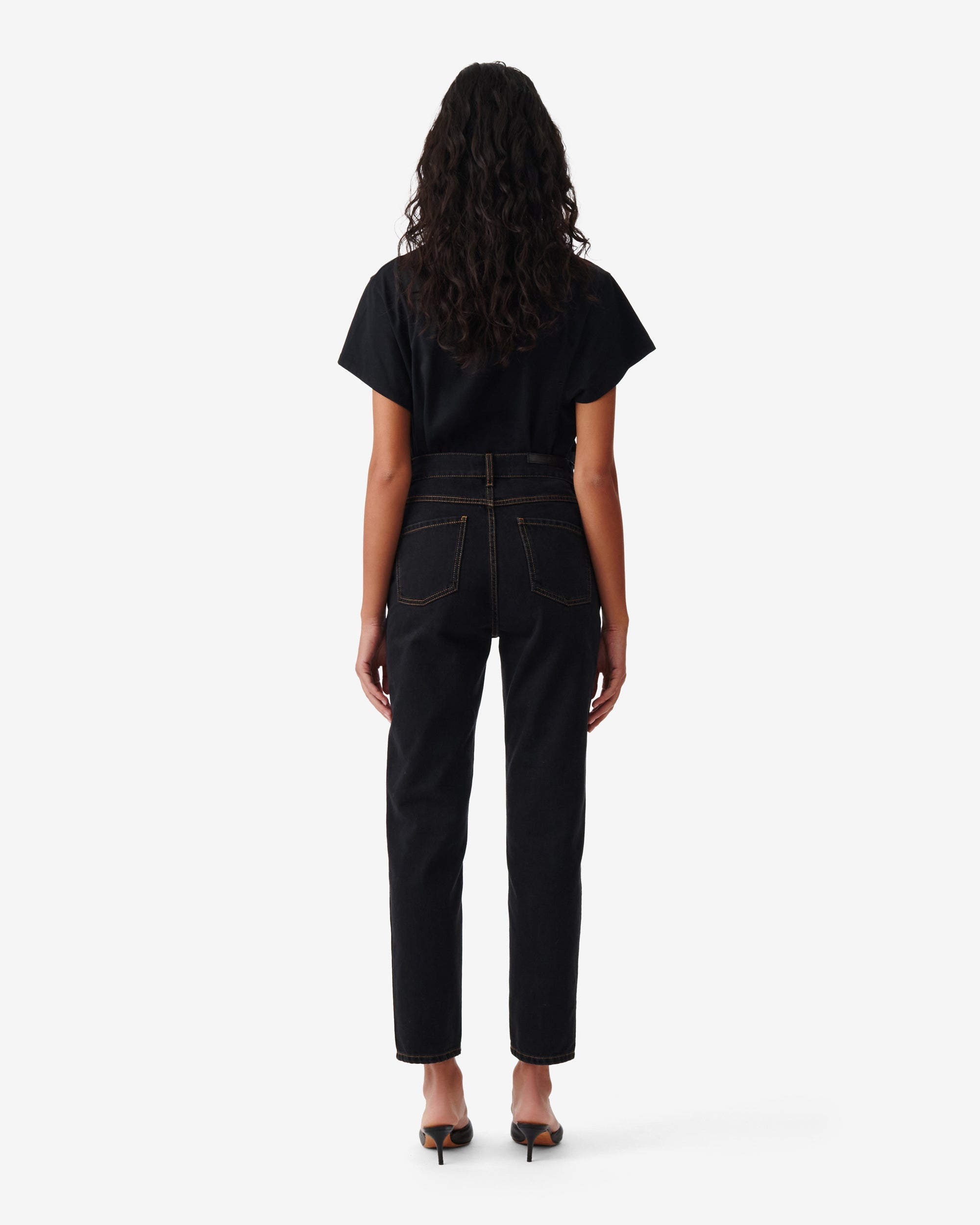 Solfi trousers - Black Stone