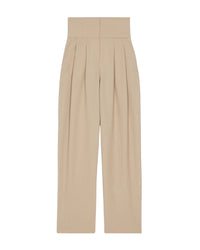 Udela wool trousers - Light Khaki
