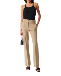 Ulma wool trousers - Light Khaki
