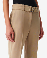 Ulma wool trousers - Light Khaki