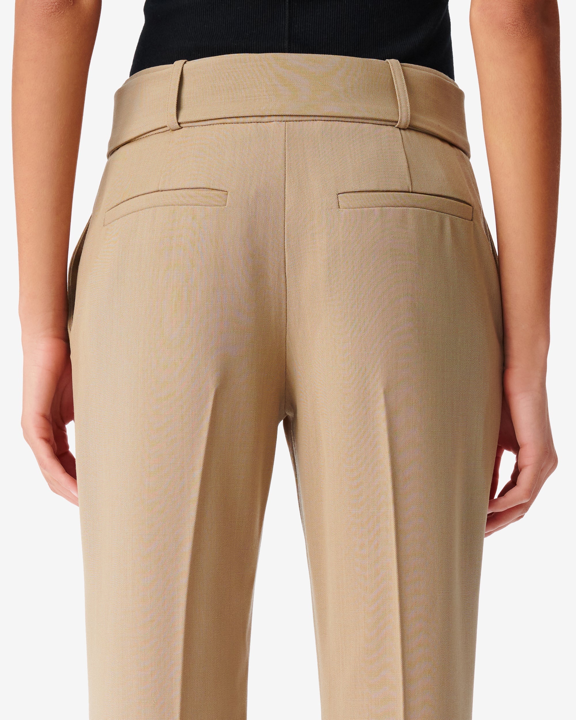 Ulma wool trousers - Light Khaki