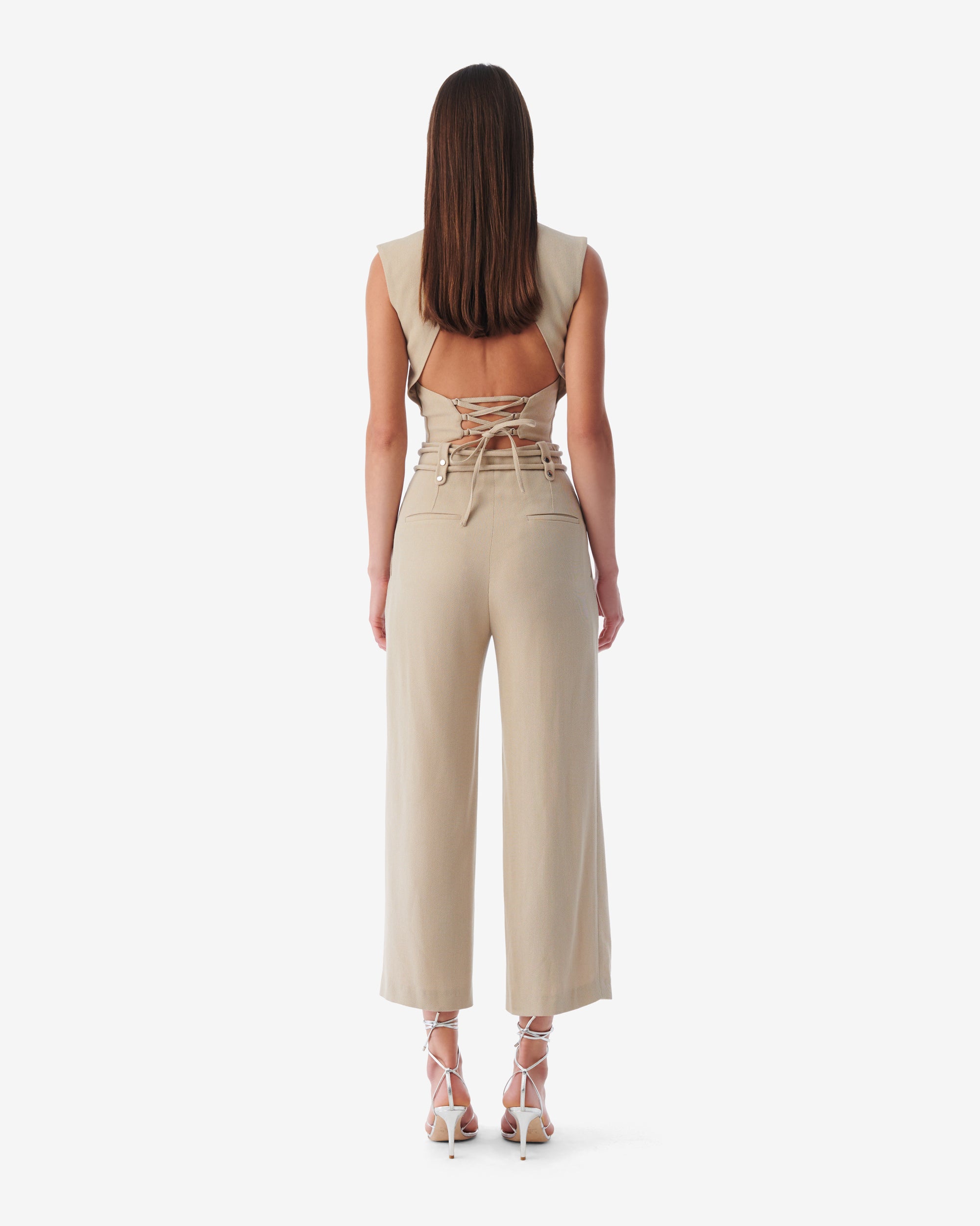 Vimiel wool blend trousers - Sabbia