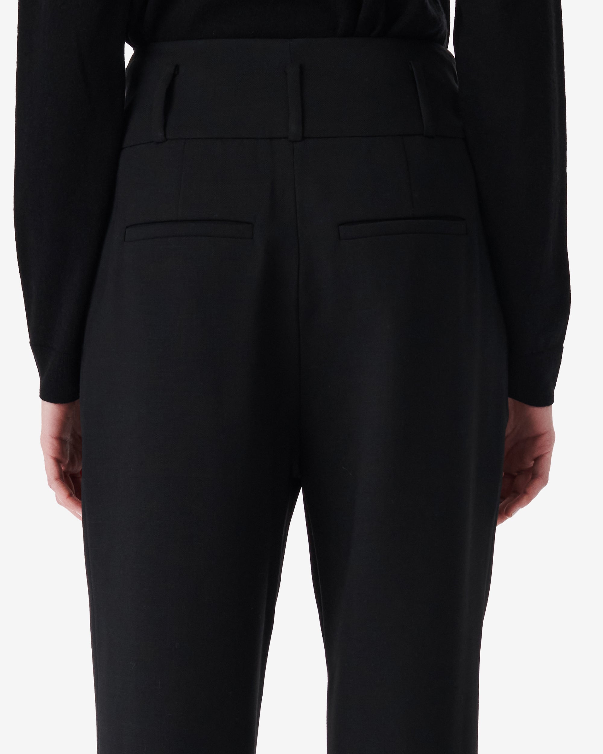 Yilo wool trousers - Black