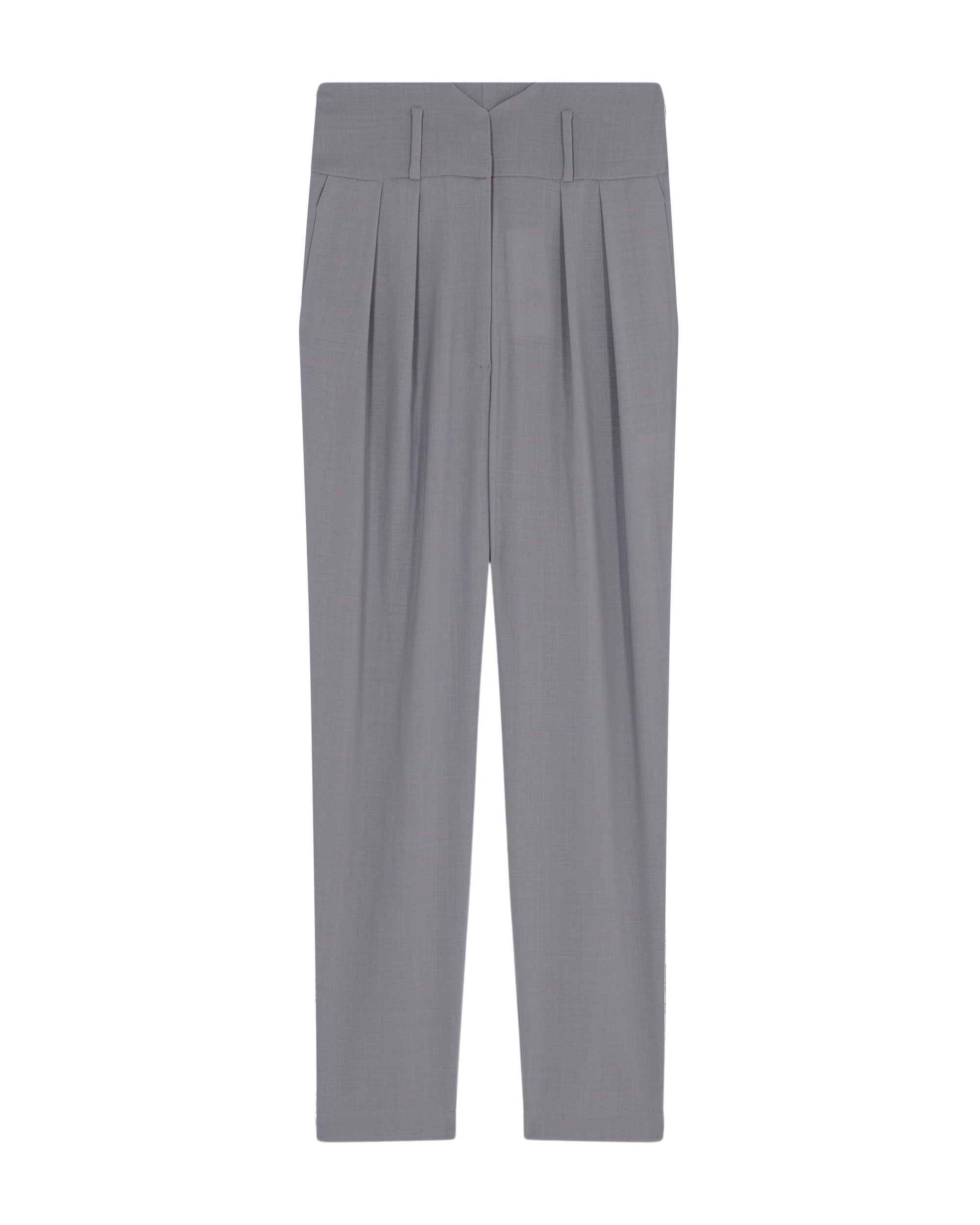 Yilo wool trousers - Stone Blue