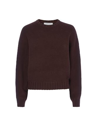DOLMAN CREW SWEATERBURGUNDY