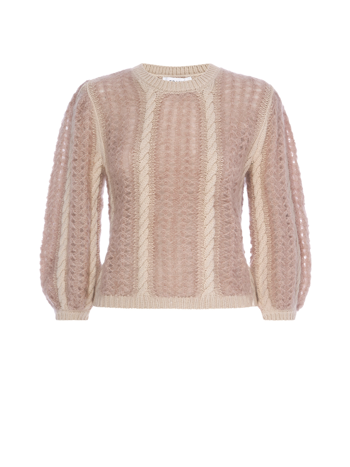 FEMME CABLE MIX SWEATERBLUSH MULTI