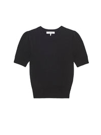CASHMERE GATHERED SWEATERNOIR