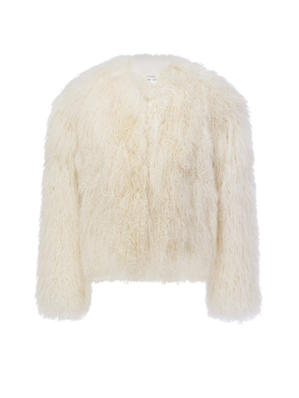 SHAGGY SHEARLING COATCREAM