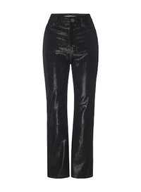 LE CROP MINI BOOT LEATHERBLACK MULTI