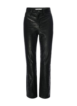 THE LEATHER RULERBLACK CROC