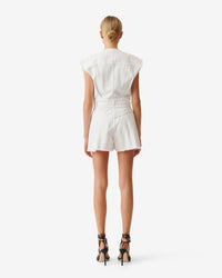 Cassia short-suit - White
