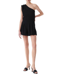 Paloa wool jumpsuit - Black