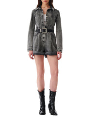 Tilli short-suit - Snow Black