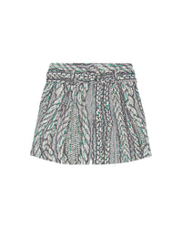 Short Abrami - Green Multico