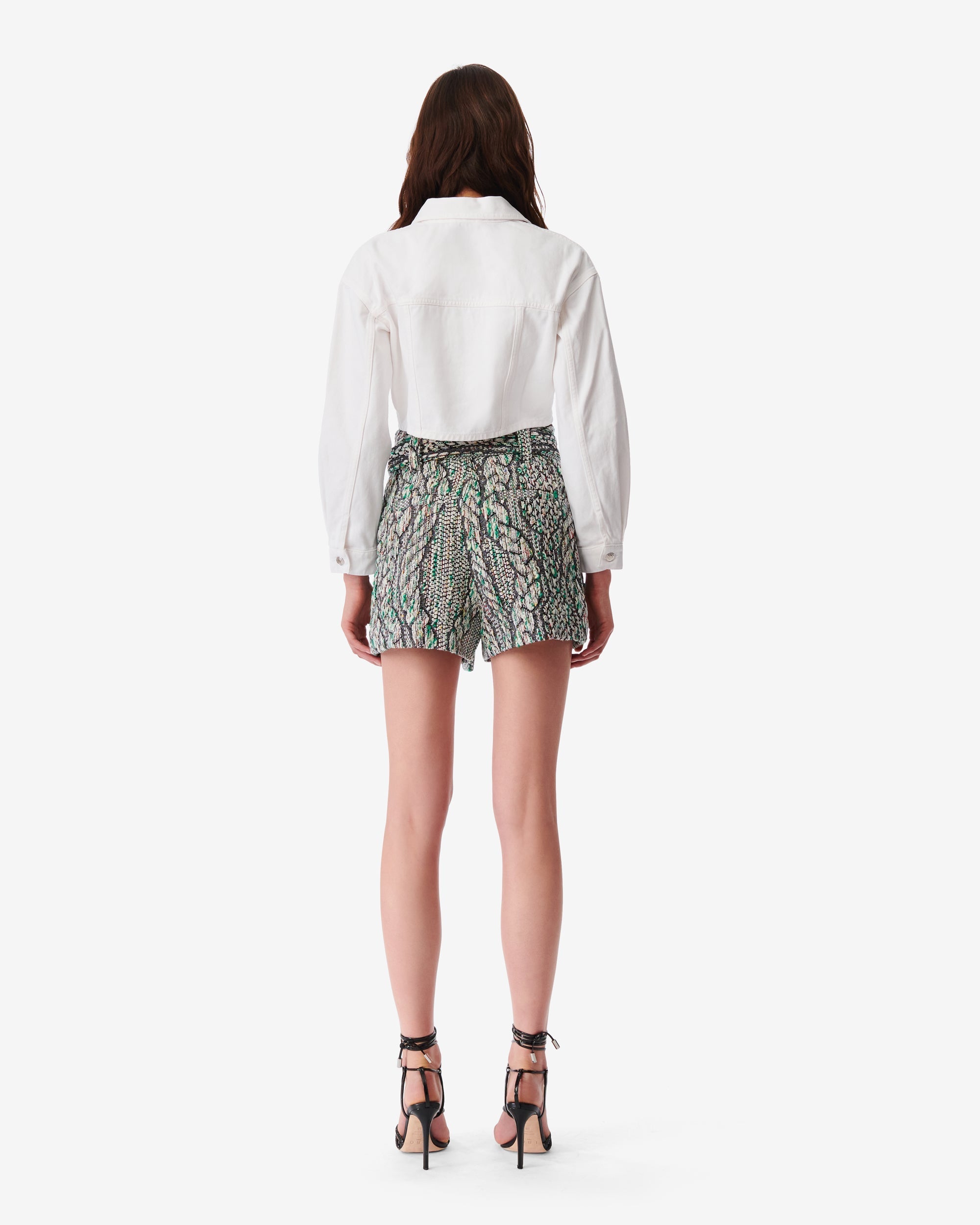 Short Abrami - Green Multico
