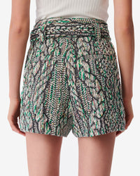 Short Abrami - Green Multico