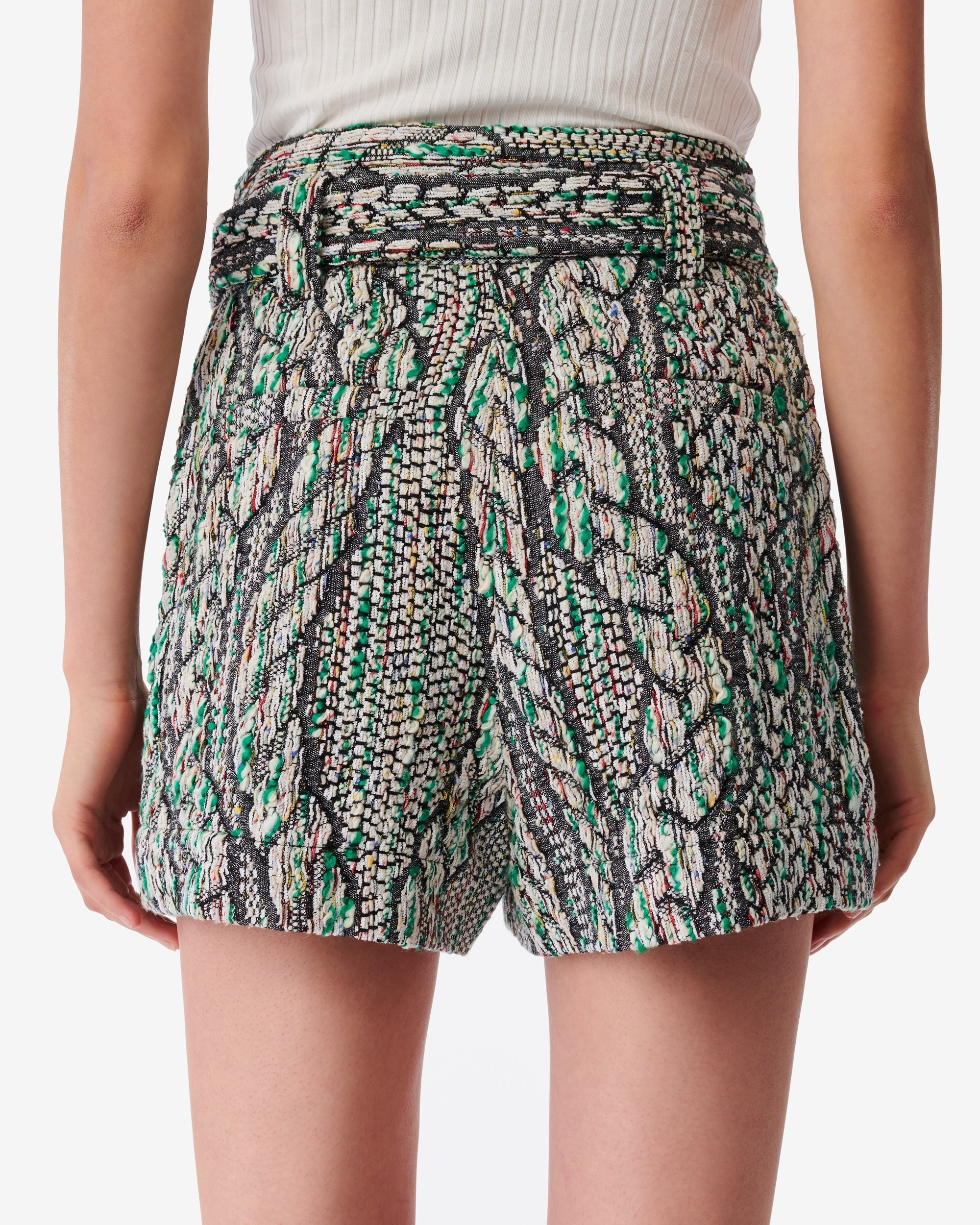 Short Abrami - Green Multico