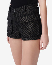 Alecia shorts - Black Zebra